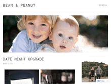 Tablet Screenshot of beanandpeanut.com